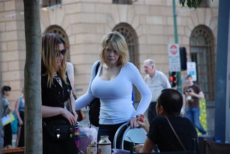 Candid big tits